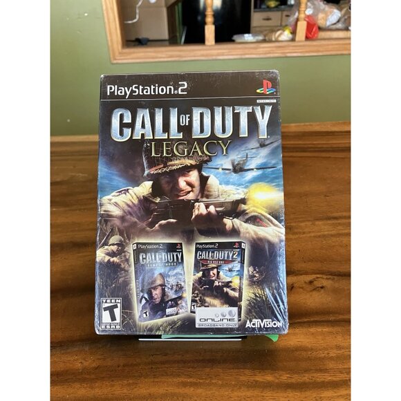 PS2 Call of Duty Legacy Activision 2007 (Finest Hour & Big Red One) NEW/SEALED - Picture 6 of 16